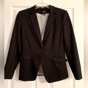 H&M Blazer, Black, Size 10